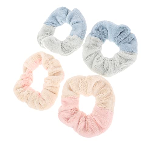 BESTYASH 4Piezas Cuerdas De Elásticas Anillos Decoraciones Para Colores Combinados Para Mujeres y Niñas