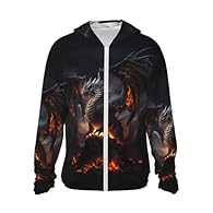 Premium Fabric: Made from 100% polyester, this fire black dragon sun protection hoodie boasts a dense jacquard weave that is lightweight, breathable, and soft to the touch. Its water-repellent and quick-drying properties make it an excellent choice f...