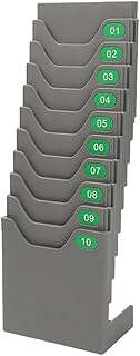 Nsssunnre 10-Position Attendance Card Holder Expand Time Car