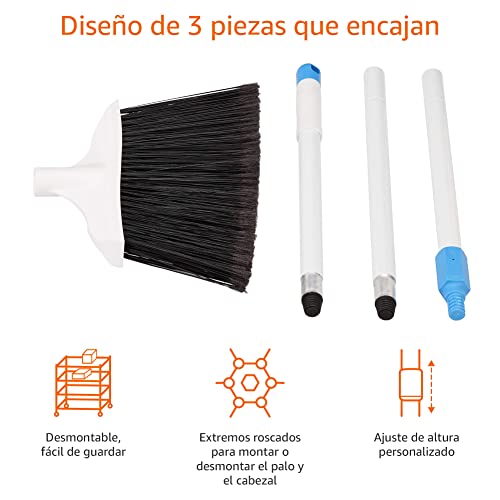 Miniatura 3 de Amazon Basics Cepillo Para Trabajos Difíciles, Azul Y Blanco