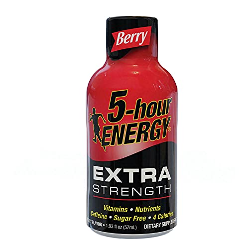 5-Hour Energy Extra Strength Beverage, Black, Berry, 46.32 Fl Oz #TOP3