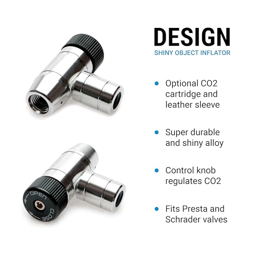 image for Portland Design Works Shiny Object CO2 Inflator - Bike Tire Inflator, 