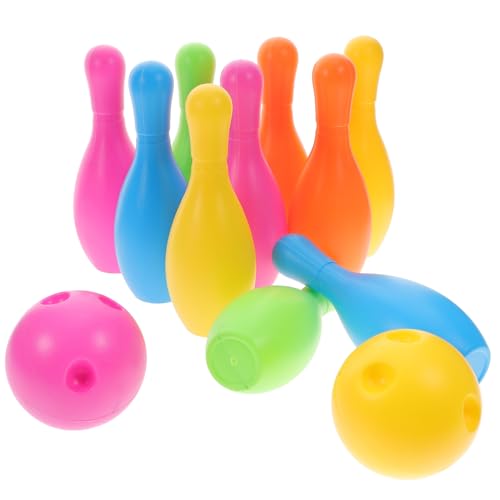 UPKOCH Interactive Boys and Girls Bowling Game Indoor Outdoor Bowling Toys Boy Girl Kit Ball Game Supply