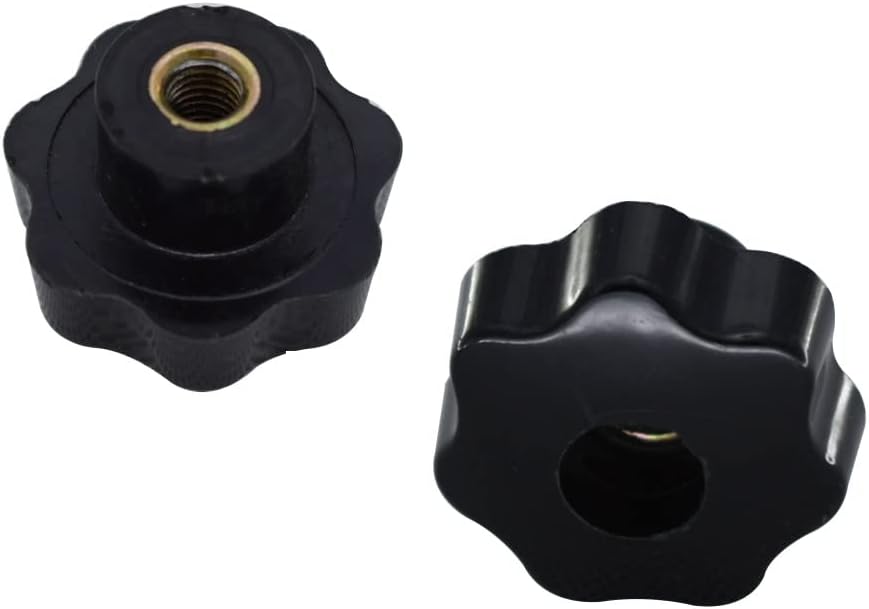 5PCS/LOT M5/M6/M8/M10/M12 Female Thread Star Knob with Zinc Plated Steel Core Handles Trox Shape Clamping Nuts Knobs - (Color: Blind Hole/Size: M10X40)