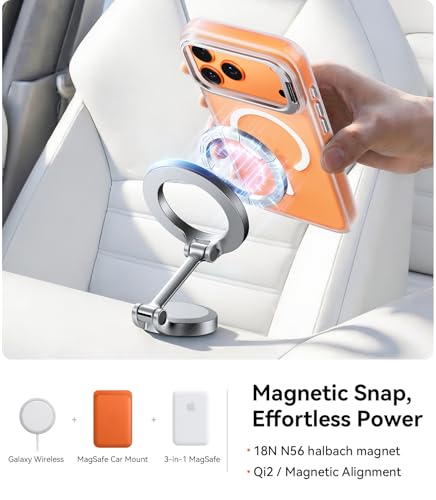 Image of for iPhone 17 Pro Case with Stash Lens Stand, 9H Screen Protector