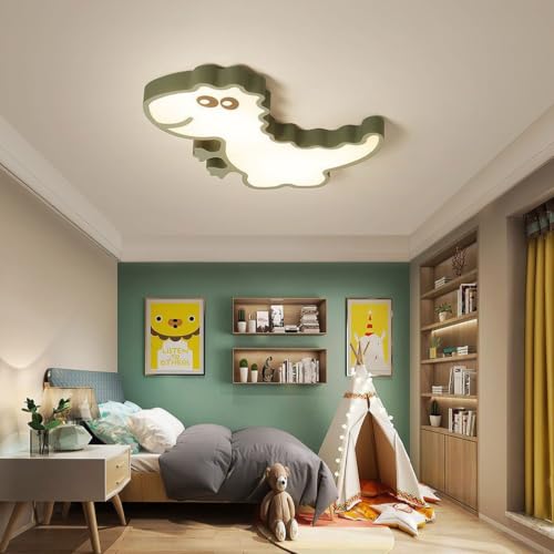 Luz de techo de dinosaurio para habitación infantil regulable
