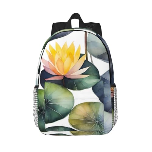 Mochila de viaje al aire libre Black Lily Pads 1 para trabajo