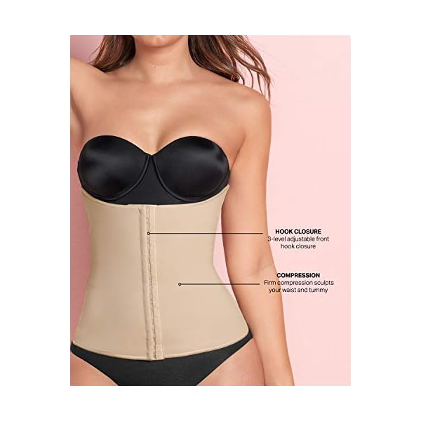 Leonisa-Womens-High-Waist-Slimming-Cincher Leonisa Women's High Waist Slimming Cincher, Nude, M