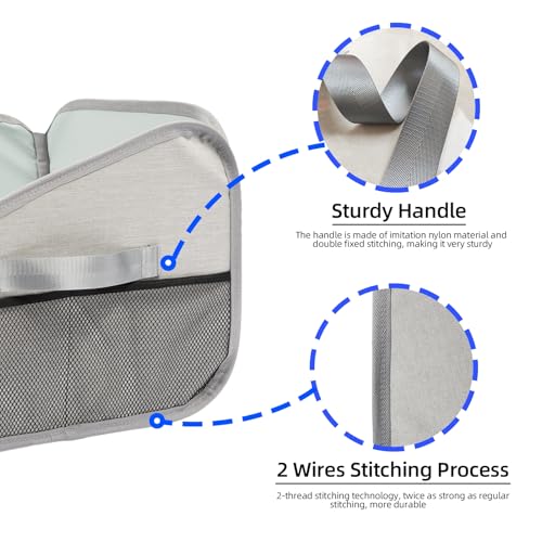 XingYunEr Caixa de areia portátil para viagens com tipo semi fechado sem cheiro, caixa de areia dobr