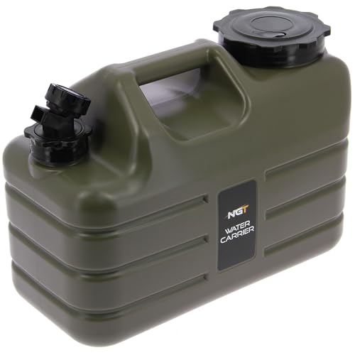 Water Container Carrier 5L or 11L Heavy Duty with Tap,Funnel & Flexible Spout Jerycan, Durable, Water Storage for Camping, Fishing, Hiking and