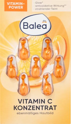 Concentreer vitamine C, 7 stuks, merk DM Duitsland, compatibel met balea, konzentrat vitamine C, 7 stuks