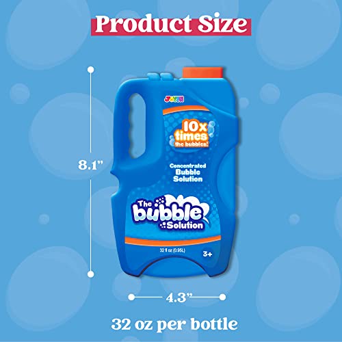Joyin 32 Oz Bubble Solution Refills (Up To 2.5 Gallon) Big Bubble Solution, Bubble Concentrated For Bubble Machine, Bubble Juice Refills #TOP6