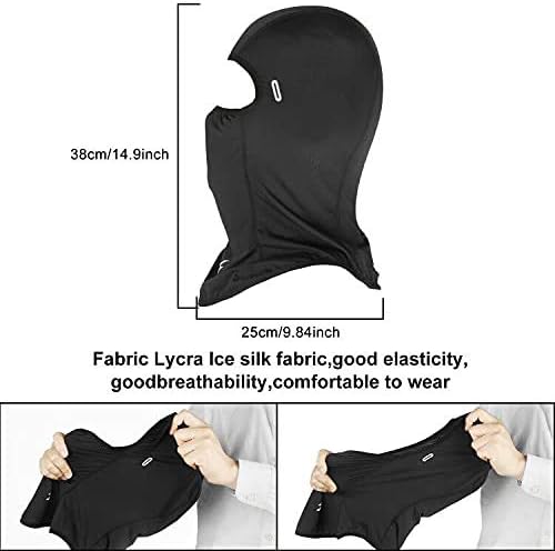 CbRSPORTS Thin Balaclava Face Mask Men, Women UV Protection Cooling Breathable Helmet Liner Fits Glasses for Motorcycle Bicycle — view 8