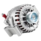 New Alternator L4 4.0L Fit for Ford Mustang 2005-2008, 135 Amp 12V CW 6-Groove Pulley, Replace for