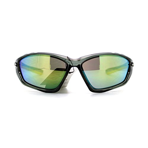 JuicyOrange Xloop Sports Sunglasses Oval Wrap Around Unisex Frame Rubber Nose3