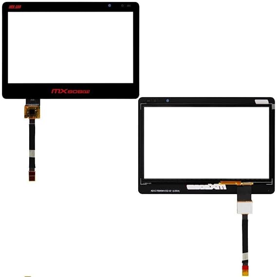 for Autel MaxiCOM 808 Series 7 MP808 MX808 MK808TS DS808 MK808 Touch Screen Digitizer Replacement Front Panel Glass Touchscreen for LCD Not Included