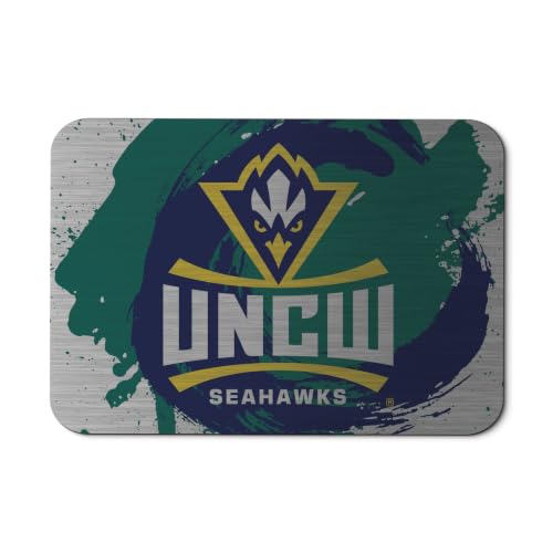 KH Sports Fan UNC Wilmington Seahawks Paint Splash Aluminum Mousepad 7 x 10 Inch