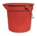 Pail, 3-1/2 gal, Red