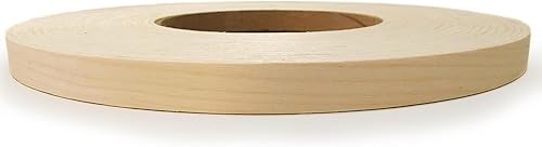 Miniatura 9 de Edge Supply Rollo de bandas de madera contrachapada de abedul de 2 pulgadas x 50 pies  Ribete de chapa de madera real prepegado  Borde de chapa