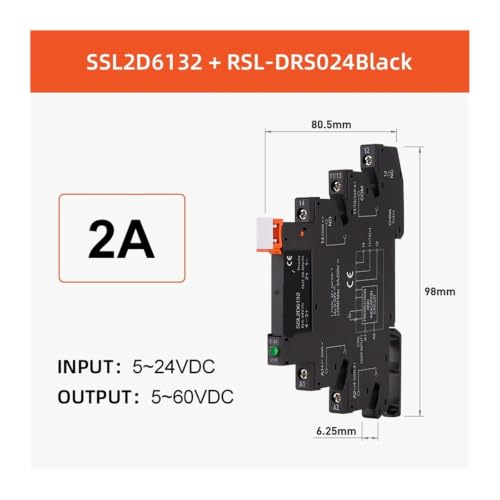 Relé intermedio 5v 12v 24v para control de aislamiento en paneles PLC 2
