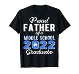 Photo Gallery orgoglioso padre di 2022 famiglia laureata di ottava elementare della scuola media maglietta Photo Gallery orgoglioso padre di 2022 famiglia laureata di ottava elementare della scuola media maglietta