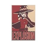 MINMIE Japen Comedy Manga KonoSuba Anime Girl Megumin Poster Tapestry Wall Art Picture Prints Hanging Photo Gift Idea Decor Home Tapestries Artworks 16x24inch(40x60cm)