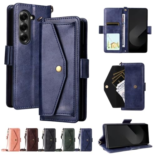 Housse Samsung Z Fold 4 marron avec sangle pour sorties