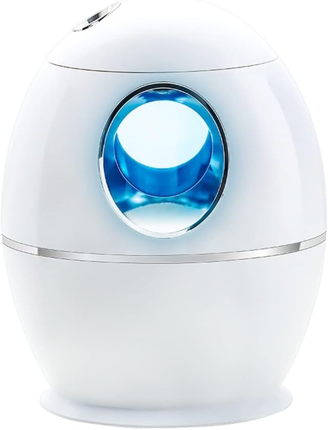 800Ml Large Capacity Air Humidifier Aroma Diffuser Cool Water Mist Diffuser for LED Night light Office Home(Onecolor)