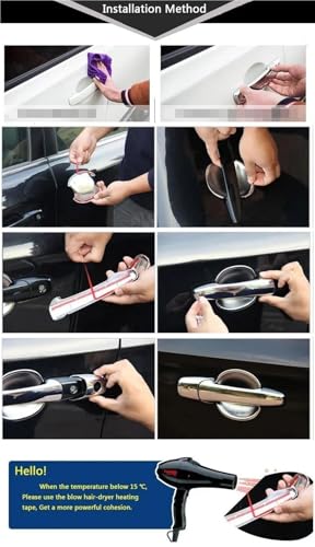 Pegatina de manija para Haval H6 2023: protector ABS Style1 de tercera generación 2