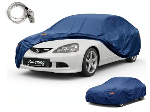 Image of Kaugung Custom Fit Car Cover for Acura RSX (2002-2006) & Acura CSX (2006-2011), Heavy Duty Waterproof All Weather Outdoor Protection, Breathable Full Exterior Cover with Vent, Rain Sun Snow UV Proof