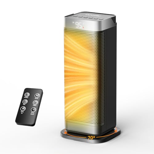 CCGIRU 1500W Oscillating Electric Space Heater