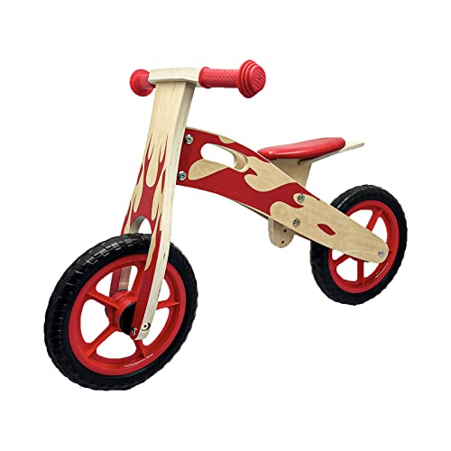 Annada Lightweight Wooden Balance Bike Sustainable And Eco-Friendly Small Wooden Bicycle Adjustable Ride Balance Toy Bike For Kids And Toddlers #TOP24