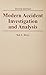 Modern Accident Investigation and Analysis