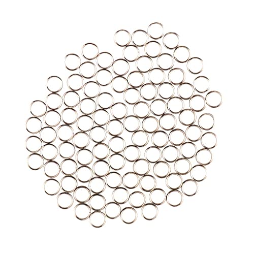 Edelstahl-O-Ringe für Dart-Schaft, Barrel-Bänder, Dart-Zubehör, 100 Stück, silberfarben Edelstahl-O-Ringe für Dart-Schaft, Barrel-Bänder, Dart-Zubehör, 100 Stück, silberfarben