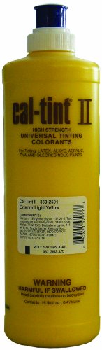 Chromaflo 830-2501 Cal-Tint II 16-Ounce Colorants, Light Yellow