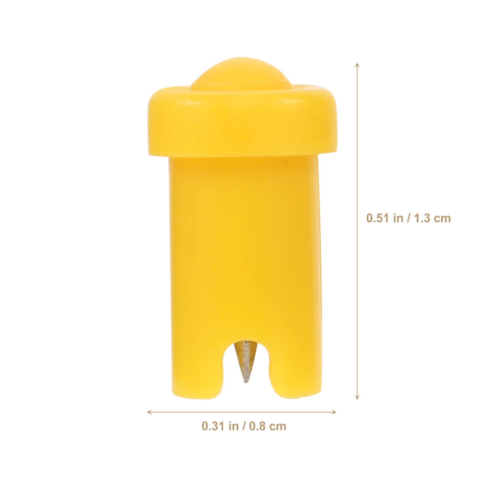 VICASKY Eyelash Extension Bottle Accessories Blocking Needles 100pcs Nozzle Tips Replacement