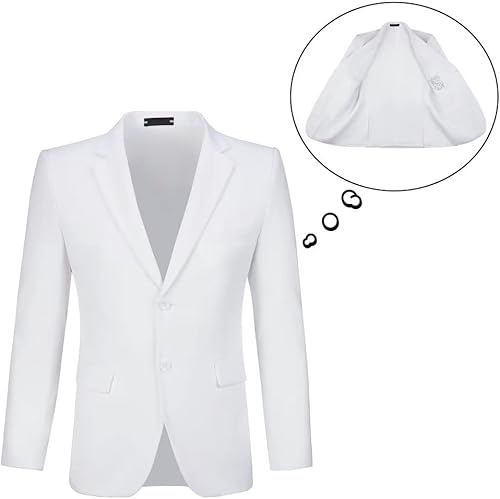 Miniatura 4 de Trajes de esmoquin para hombre, 3 piezas, traje formal de boda, negocios, chaqueta, chaleco, pantalones