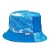 Columbia Youth Unisex Bucket Hat, Compass Blue Topo Palms/Bright Indigo, Large/X-Large