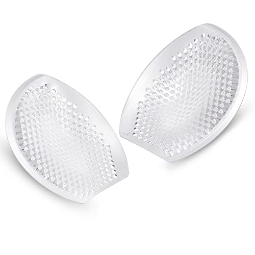 Silicone Bra Inserts, Semi-Adhesive Breast Lift Enhancers Pads Push Up Cup V-Shaped, Reusable, Breathable, Clear,1 Pair For A/B/C Cup #TOP6