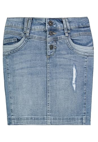 Jeansrock Sublevel Damen Mini-Rock mit Knöpfen im Used Look
