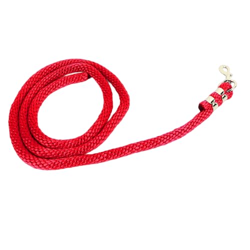Corde de longe pour cheval durable haute résistance avec bouton-pression