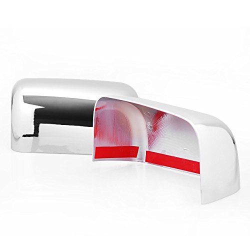 99Parts 2X Chrome Side Door Half Top Mirror Cover Trim For 2008-2016 Ford F250 F350 F450 F550 Super Duty #TOP5