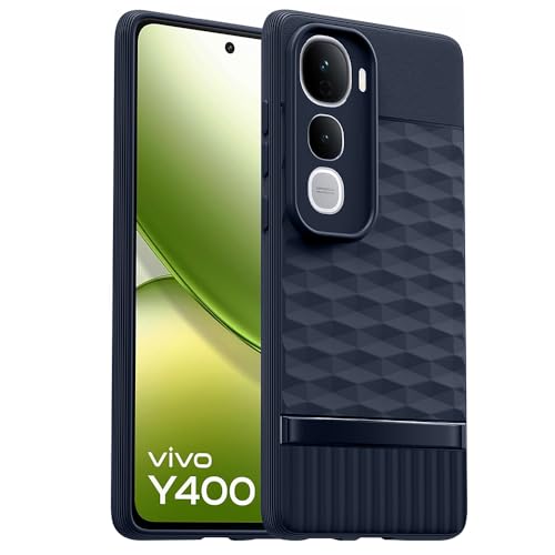 Image of Shockproof Case for Vivo Y400 5G / Y400 4G | Full Camera Protection | TPU Flexible Back Cover for Vivo Y400 5G / Y400 4G (Steel Blue)