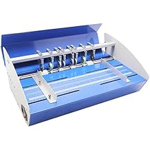 BAOSHISHAN Electric Creasing Machine 18 Inch 460mm Paper Creaser 3 in 1 Creasing and Cutting Machine Bonus 2 Knives 220V