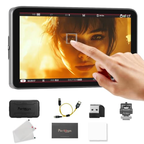 Image of Portkeys LH7C Camera Monitor 7" 1000nit Field Monitor Wired Control for A7M V/A7M IV/A9 II/A9M3/FX3/FX30/A1/A7S III, R1/R5 Mark II/6 Mark III, BS1H/BGH1/GH5 II/GH6/7, etc