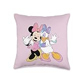 Disney Minnie Mouse and Daisy Duck Best Friends Throw Pillow