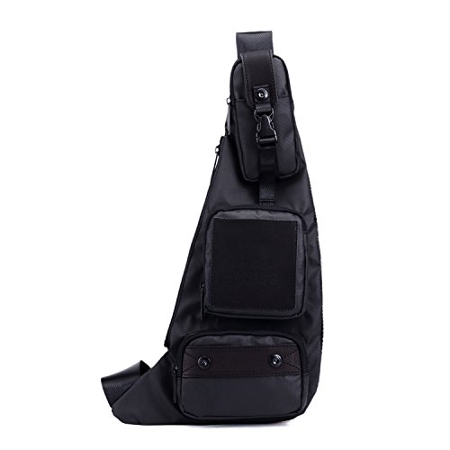 Outreo Sac bandoulière Homme Sac Porté épaule Sac en Poitrine Sac Besace Vintage Sport Sacoche de Voyage Sac de Messager Cover