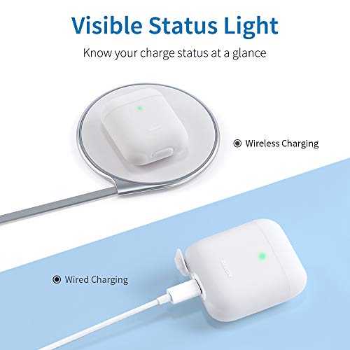 Image of ESR Soft Case Compatible with AirPods , Drop Protection, White