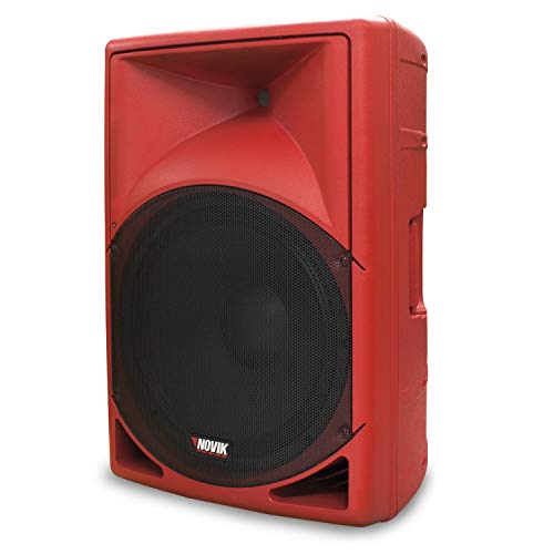 NOVIK NEO EVO 300A RED USB 2 Way Amplified Loudspeaker, MP3, Bluetooth, Peak Power 1000W, Woofer: 15