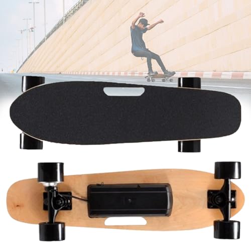 Electric Skateboard with Remote Control and 350W Motor, 3 Modes Max 20 Mph, 7 Layers Deck, Electric Skateboards for Beginners and Teens